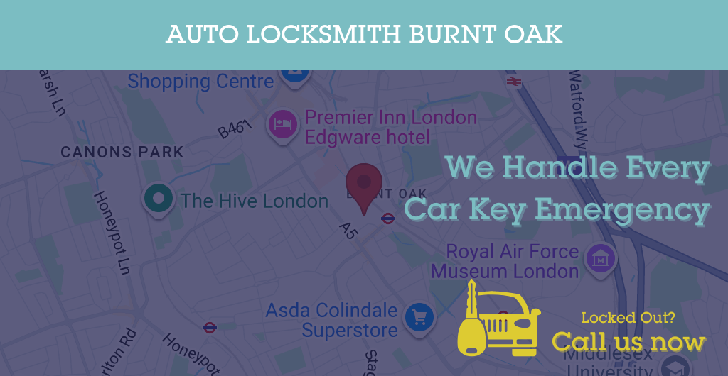 Auto Locksmith Services in Burnt Oak - HA postcode