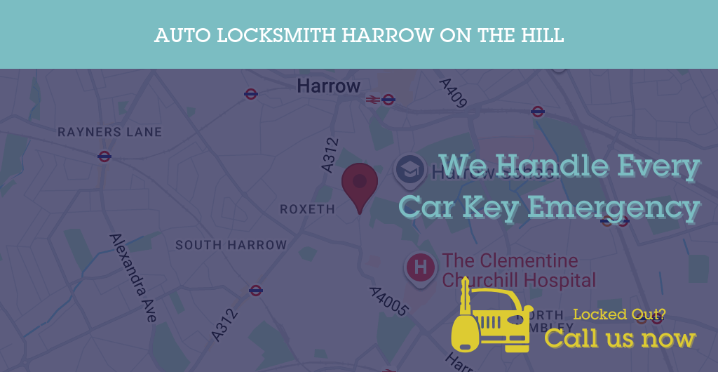 Auto Locksmith Services in Harrow on the Hill - HA postcode
