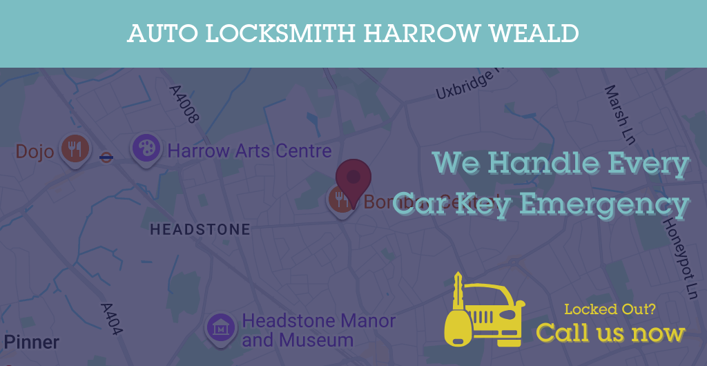 Auto Locksmith Services in Harrow Weald - HA postcode
