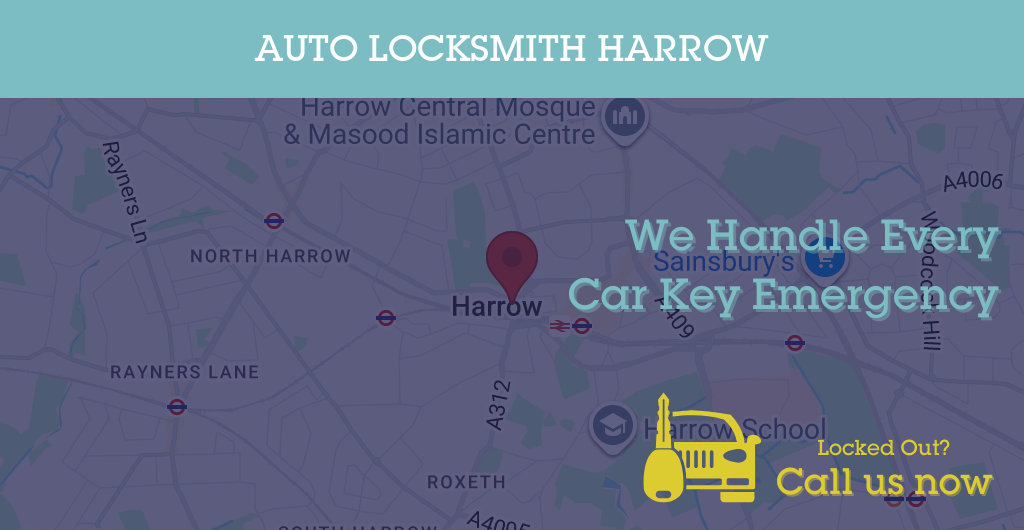 Auto Locksmith Services in Harrow - HA postcode