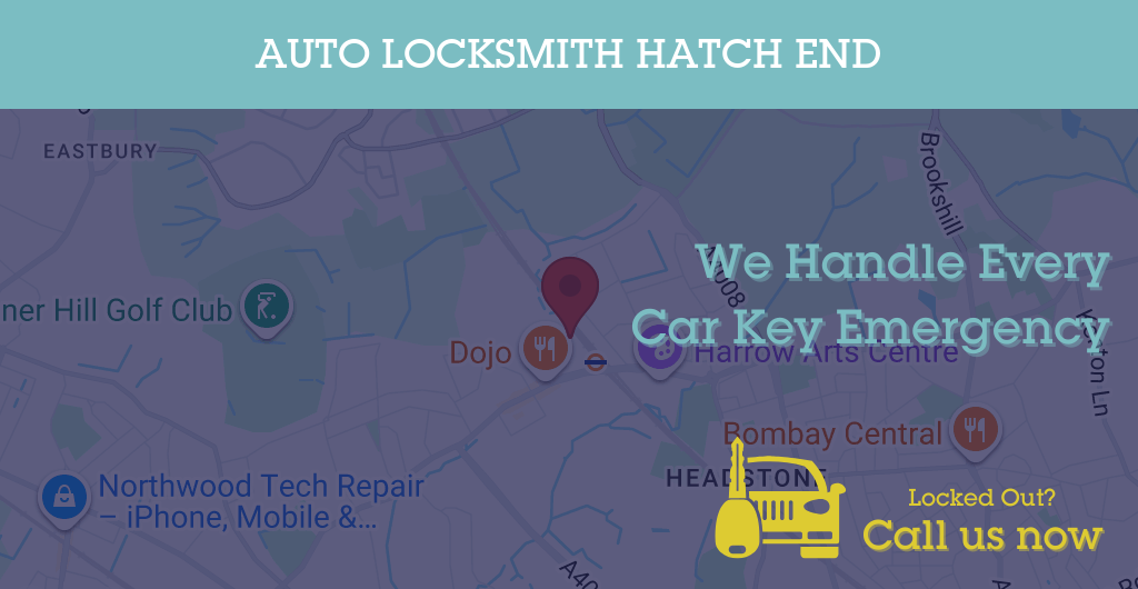 Auto Locksmith Services in Hatch End - HA postcode