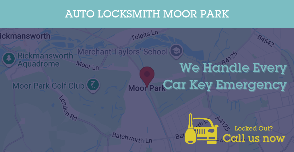 Auto Locksmith Services in Moor Park - HA postcode