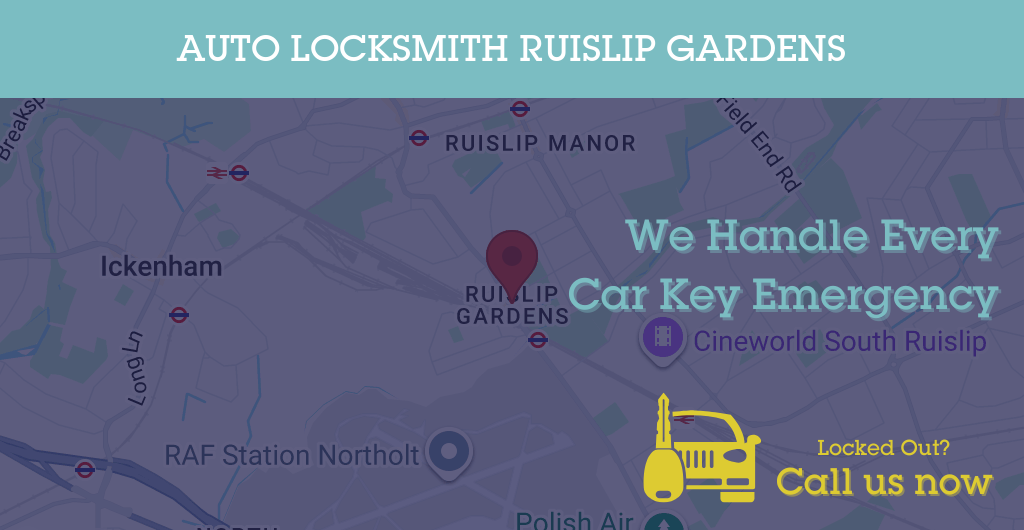 Auto Locksmith Services in Ruislip Gardens - HA postcode