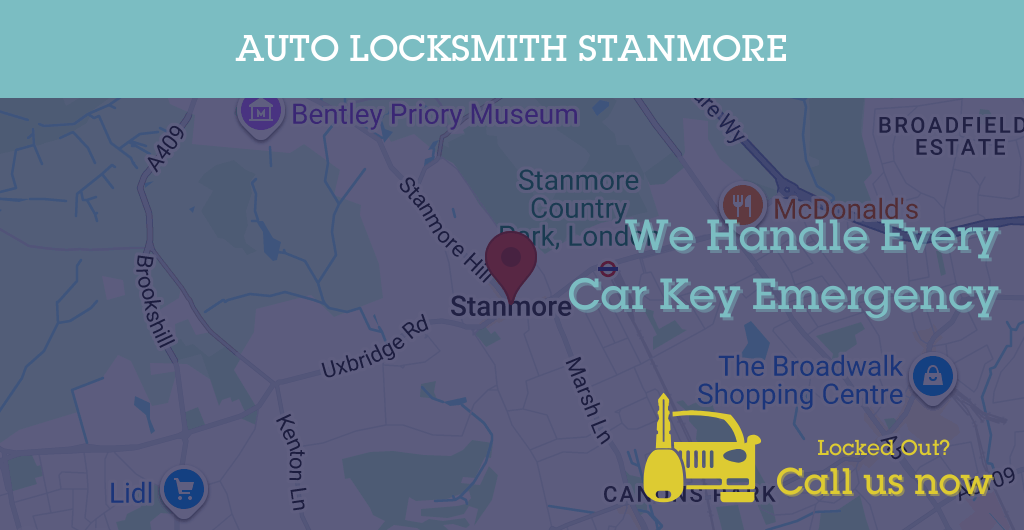 Auto Locksmith Services in Stanmore - HA postcode