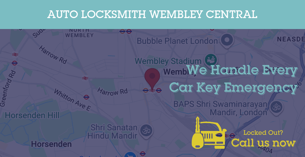 Auto Locksmith Services in Wembley Central - HA postcode